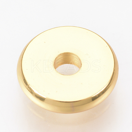 Brass Spacer Beads X-KK-Q738-8mm-04G-1
