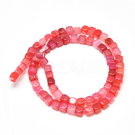 Natural Crackle Agate Beads Strands G-S266-12A-1