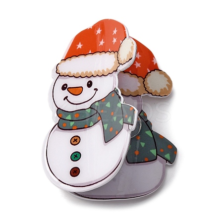 Christmas Claw Plastic Claw Hair Clips PHAR-K006-01C-1