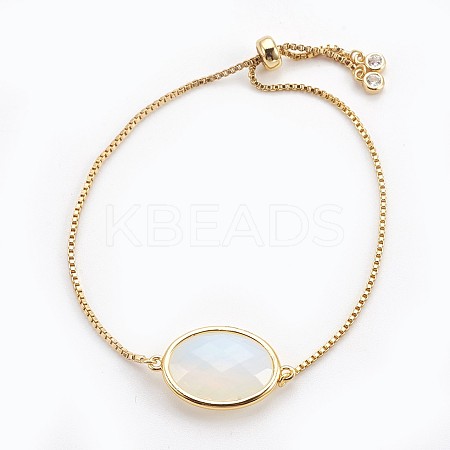 Adjustable Brass Bolo Bracelets BJEW-JB03898-05-1