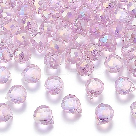 Transparent Glass Pendants GLAA-P070-A01-1