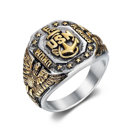 304 Stainless Steel Finger Rings for Men WG95800-08-1
