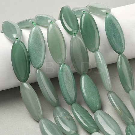 Natural Green Aventurine Beads Strands G-B078-E13-01B-1