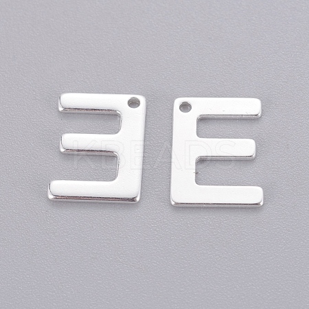 201 Stainless Steel Charms STAS-L232-007E-1