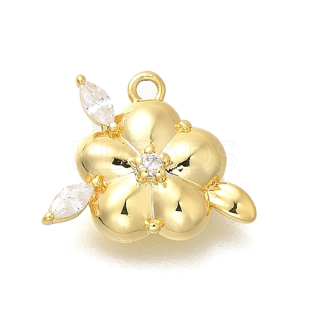 Brass Micro Pave Cubic Zirconia Pendants LS-KK-Q035-11G-1