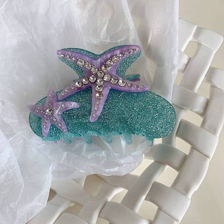 Acrylic Claw Hair Clips PW-WGB714C-02-1