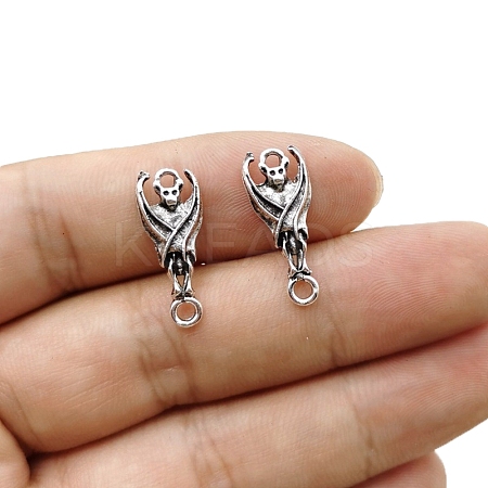 Tibetan Style Alloy Connector Charms PW-WG8B30A-01-1