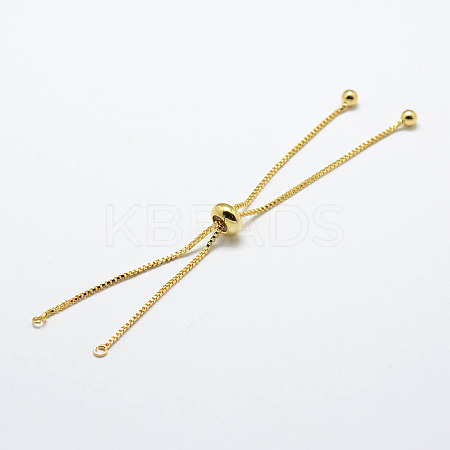 Rack Plating Brass Chain Bracelet Making LS-KK-A142-018G-1
