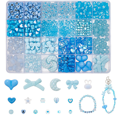 822Pcs Acrylic Beads MACR-SP0001-65A-1