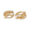 Brass Micro Pave Cubic Zirconia Connector Charms KK-E068-VC070-3