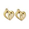 304 Stainless Steel Charms LS-STAS-G322-01G-1