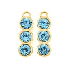 304 Stainless Steel Pendants STAS-L080-023G-03-1