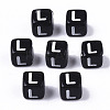 Opaque Acrylic Beads X-SACR-N002-01L-2
