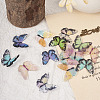 14Pcs 7 Colors Transparent Resin Pendants RESI-TA0001-94-5