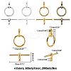 Tibetan Style Alloy Toggle Clasps TIBE-FH0001-05-RS-2
