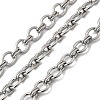 304 Stainless Steel Oval Link Chains CHS-Z007-01P-1