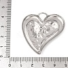Hammered 304 Stainless Steel Pendants STAS-D129-06A-P-3