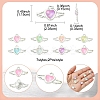 14Pcs 7 Colors Rack Plating Alloy Rhinestones Pendants FIND-FS0003-19-4