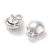 Rack Plating Alloy Rhinestone Charms PALLOY-F311-17P-01-2
