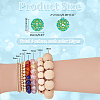 AHADERMAKERS 60pcs 6 colors Resin Rhinestone Beads RESI-GA0001-26-2