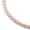 Polyester Cord Braided Bracelet Makings MAK-Z003-01P-23-2