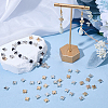 200Pcs 2 Colors CCB Plastic Beads CCB-SP0001-11-4