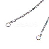 304 Stianless Steel Cable Chain Bracelet Making STAS-CJ0001-135M-3