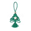 3Pcs Cotton Christmas Trees Pendant Decoration HJEW-JM03830-3