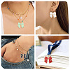 10Pcs 5 Colors Spray Painted Alloy Pendants FIND-TA0005-16-7