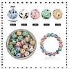 WEWAYSMILE 50Pcs 5 Styles 15mm Silicone Round Beads Making Kit JX486A-2