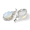 Opalite Oval Pendants G-NH0025-15P-24-2