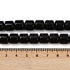 Natural Black Agate(Dyed & Heated) Beads Strands G-G275-D15-10x10mm-5
