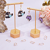 50Pcs Brass Hoop Earring Findings FIND-BBC0003-28-4