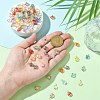 150Pcs 25 Colors Glass Pendants PALLOY-CJ00076-5