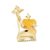 Brass Micro Pave Cubic Zirconia Pendants KK-S507-13E-2