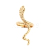 Ion Plating(IP) 304 Stainless Steel Snake Wrap Cuff Ring X-RJEW-L103-32G-3