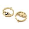 Brass Micro Pave Cubic Zirconia Pendants KK-U060-07G-01-2