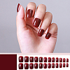 ABS Plastic Pure Color Press On False Nails MRMJ-WH20004-31B-4