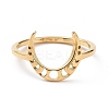 201 Stainless Steel Moon Phase Finger Ring for Women RJEW-A006-07G-1-1