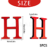 Acrylic Mirror Wall Stickers Decal DIY-CN0001-13B-H-2