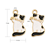 30Pcs 3 Colors Alloy Enamel Pendants PALLOY-CJ0002-04-2