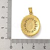 Ion Plating(IP) 304 Stainless Steel Pendants STAS-U024-G-07C-3
