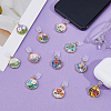 16Pcs 16 Styles PVC Mobile Dustproof Plugs HJEW-FH00212-4