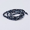 Electroplate Glass Beads Strands EGLA-J145-4mm-FP06-2