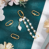 4Pcs 304 Stainless Steel Screw Carabiner Lock Charms FIND-UN0003-50-4