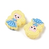 Princess Food Grade Silicone Focal Beads SIL-A008-05E-2