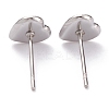 Non-Tarnish 304 Stainless Steel Stud Earring Settings LS-X-STAS-J032-13-2