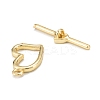 Brass Toggle Clasps KK-C216-16G-3