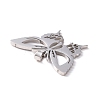 Non-Tarnish Hollow 201 Stainless Steel Pendants STAS-G273-05P-2