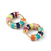 Real 18K Gold Plated Brass Hoop Earrings for Women EJEW-L234-092G-3